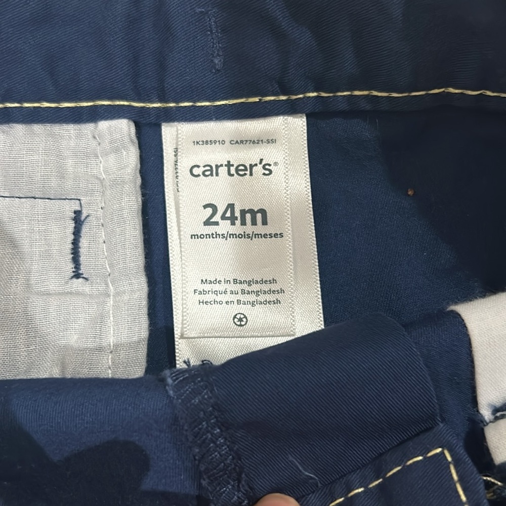 Carter’s Baby Boy Dress Shorts - Picture 2 of 4